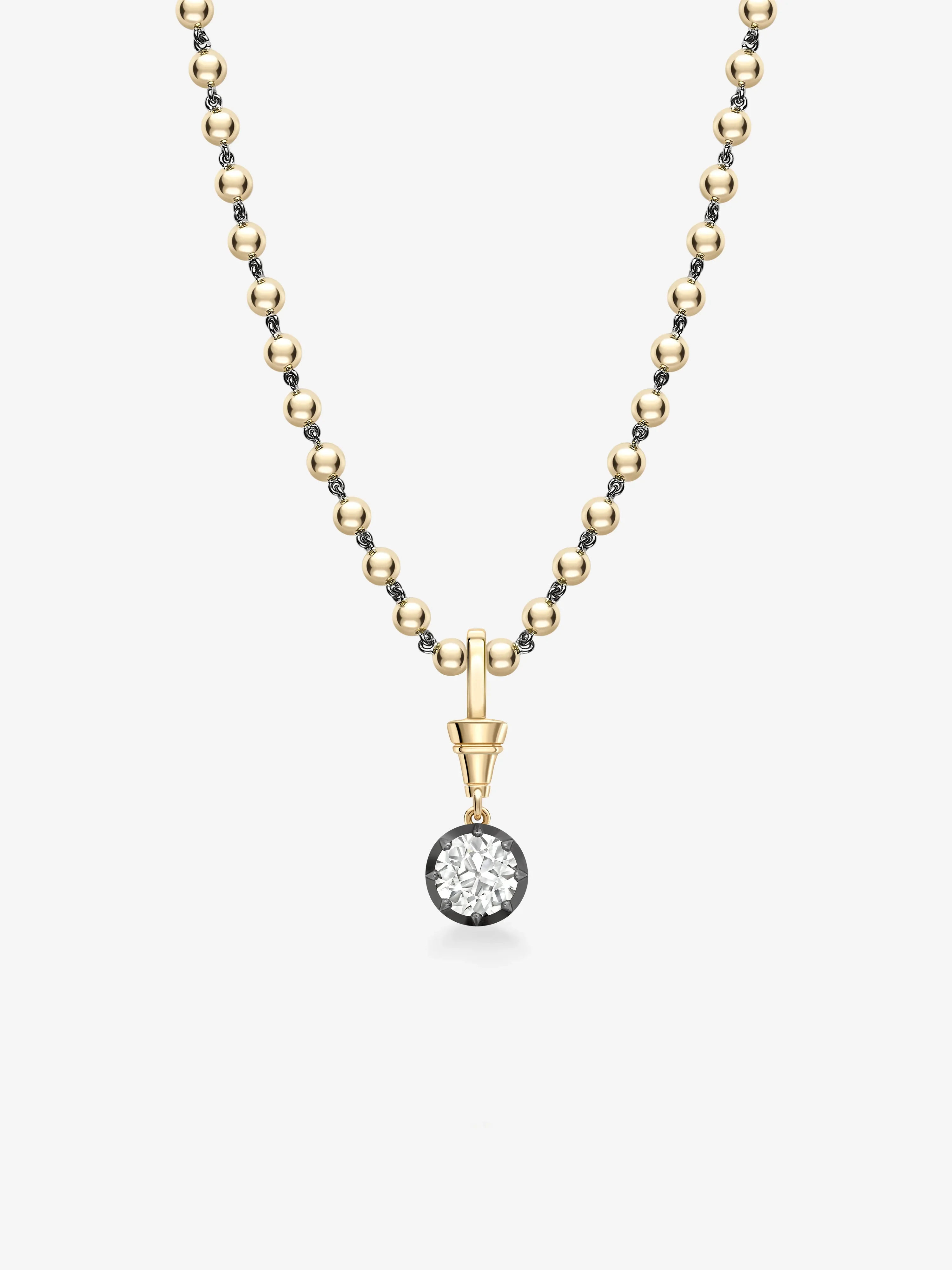 Ball n Chain 2.25ct Diamond Pendant - Image 2
