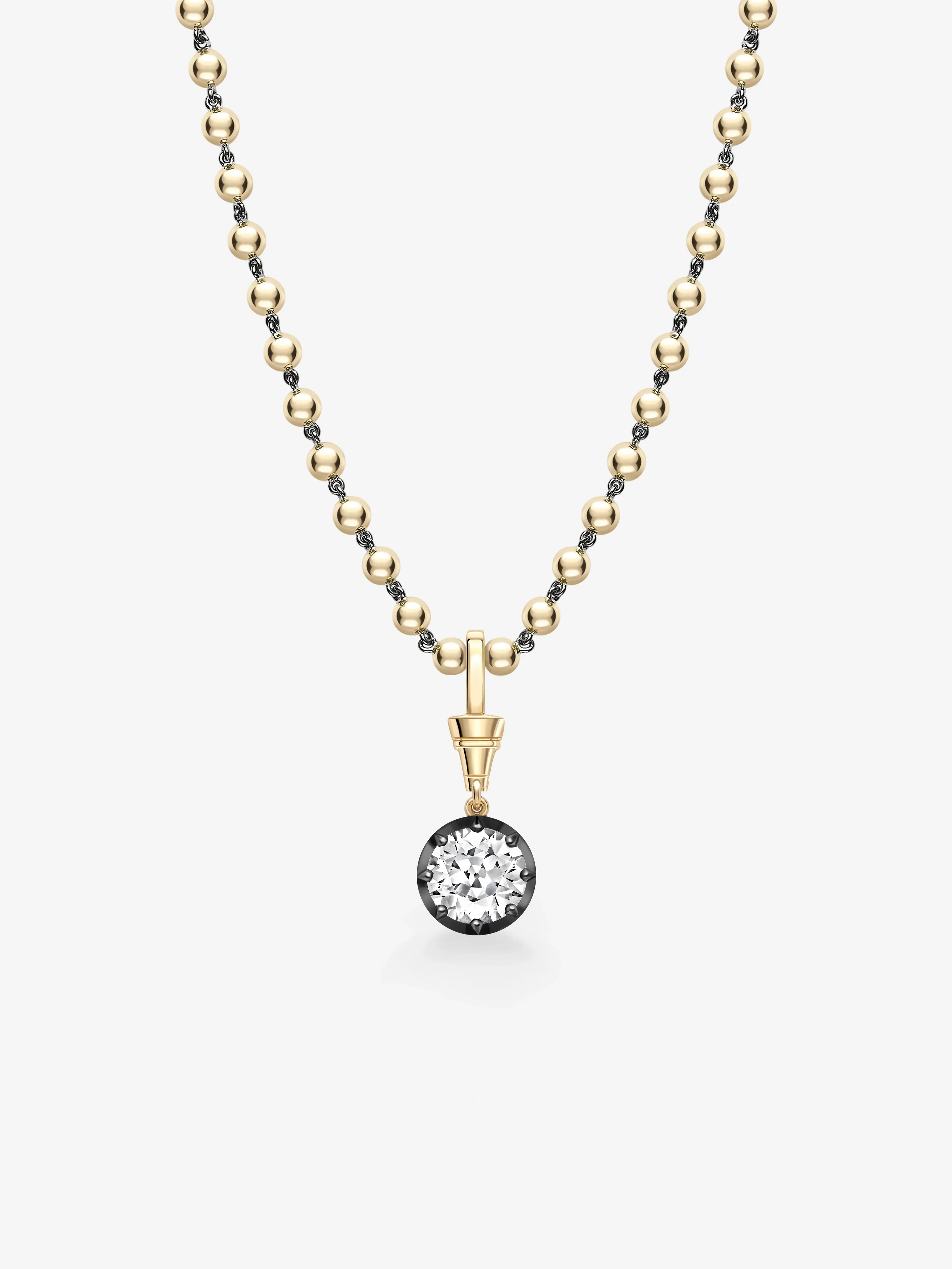Ball n Chain 2.56ct Diamond Pendant - Image 3