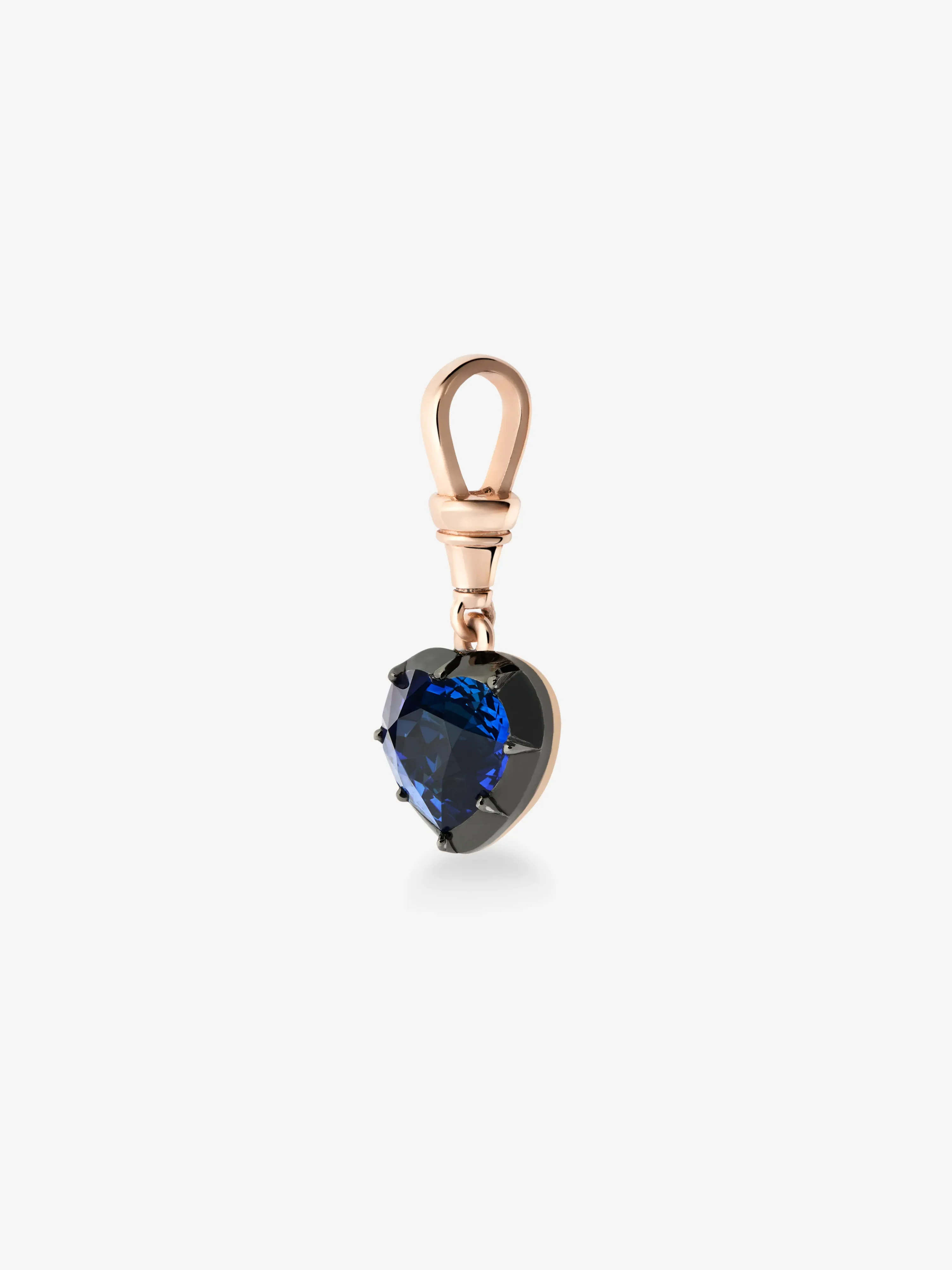 Ball n Chain 2.79ct Heart-Shaped Sapphire Pendant - Image 4
