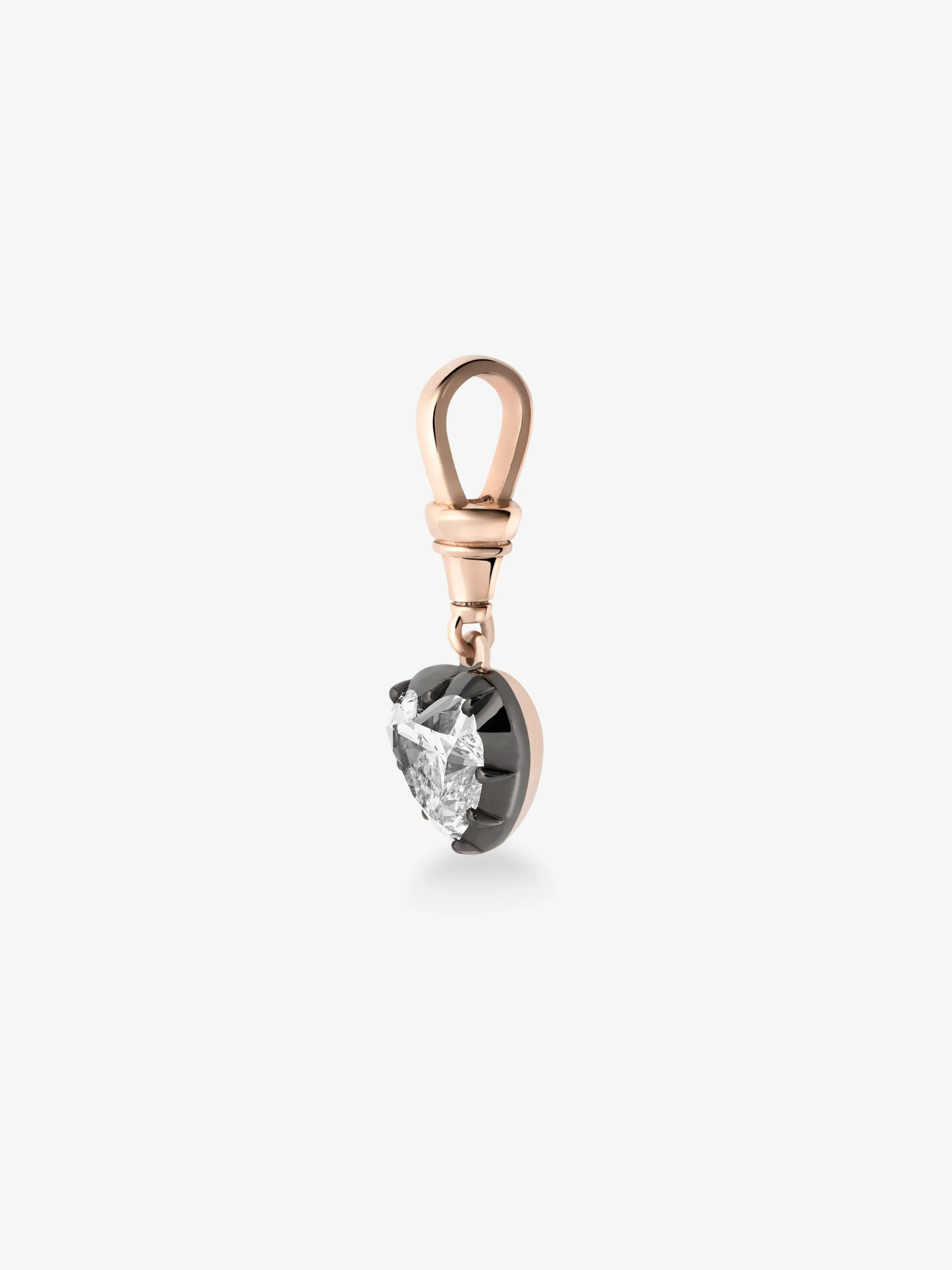 Ball n Chain 3.02ct Heart-Shaped Diamond Pendant - Image 5