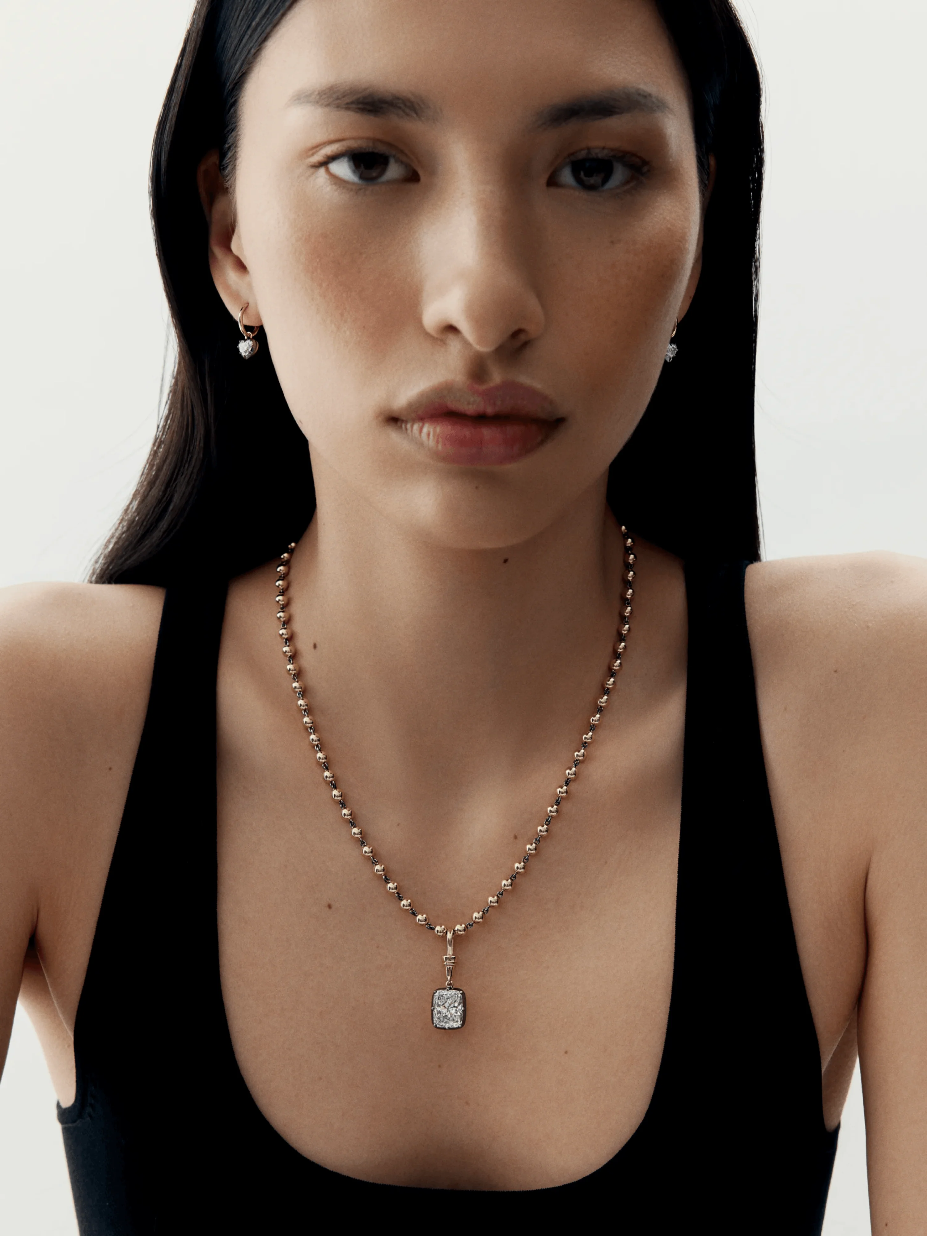 Ball n Chain 6.20ct Cushion Diamond Pendant - Image 3