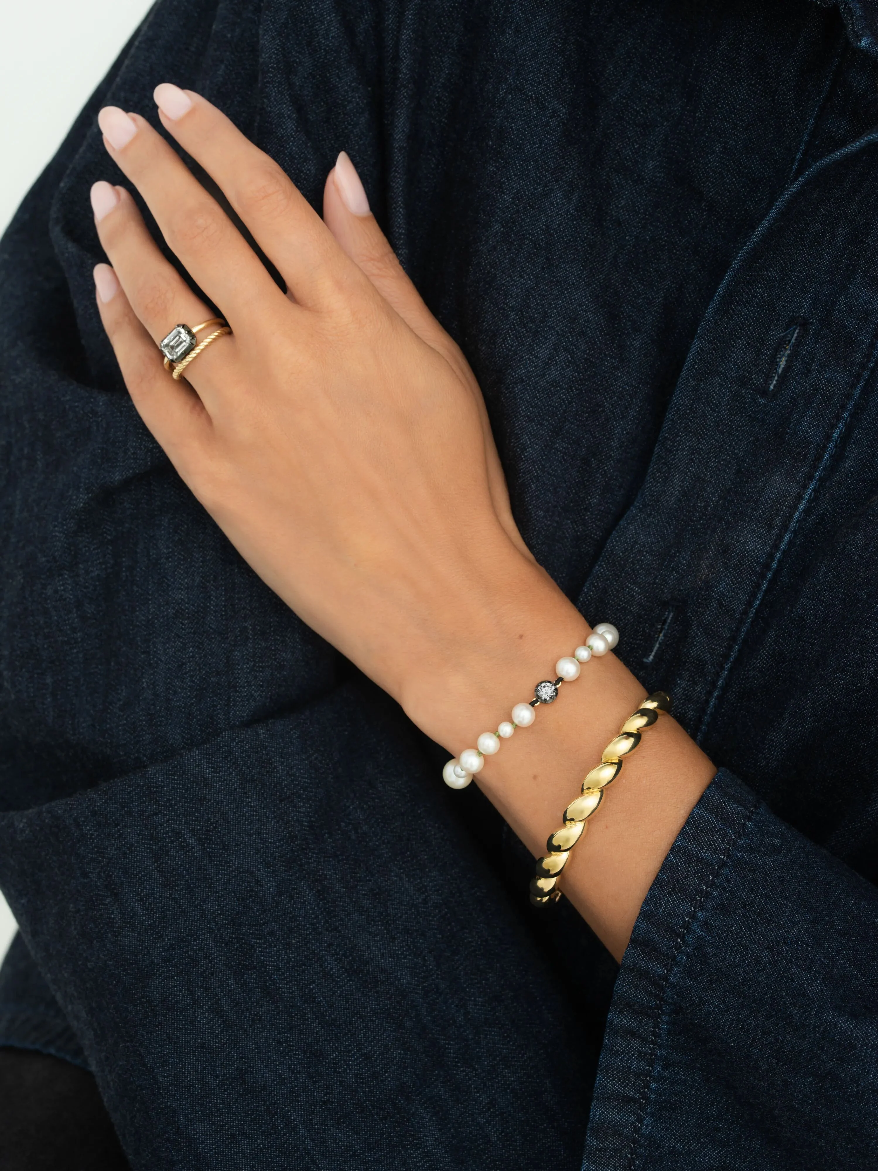 Beaches Pearl & 0.40ct Diamond Bracelet - Image 3