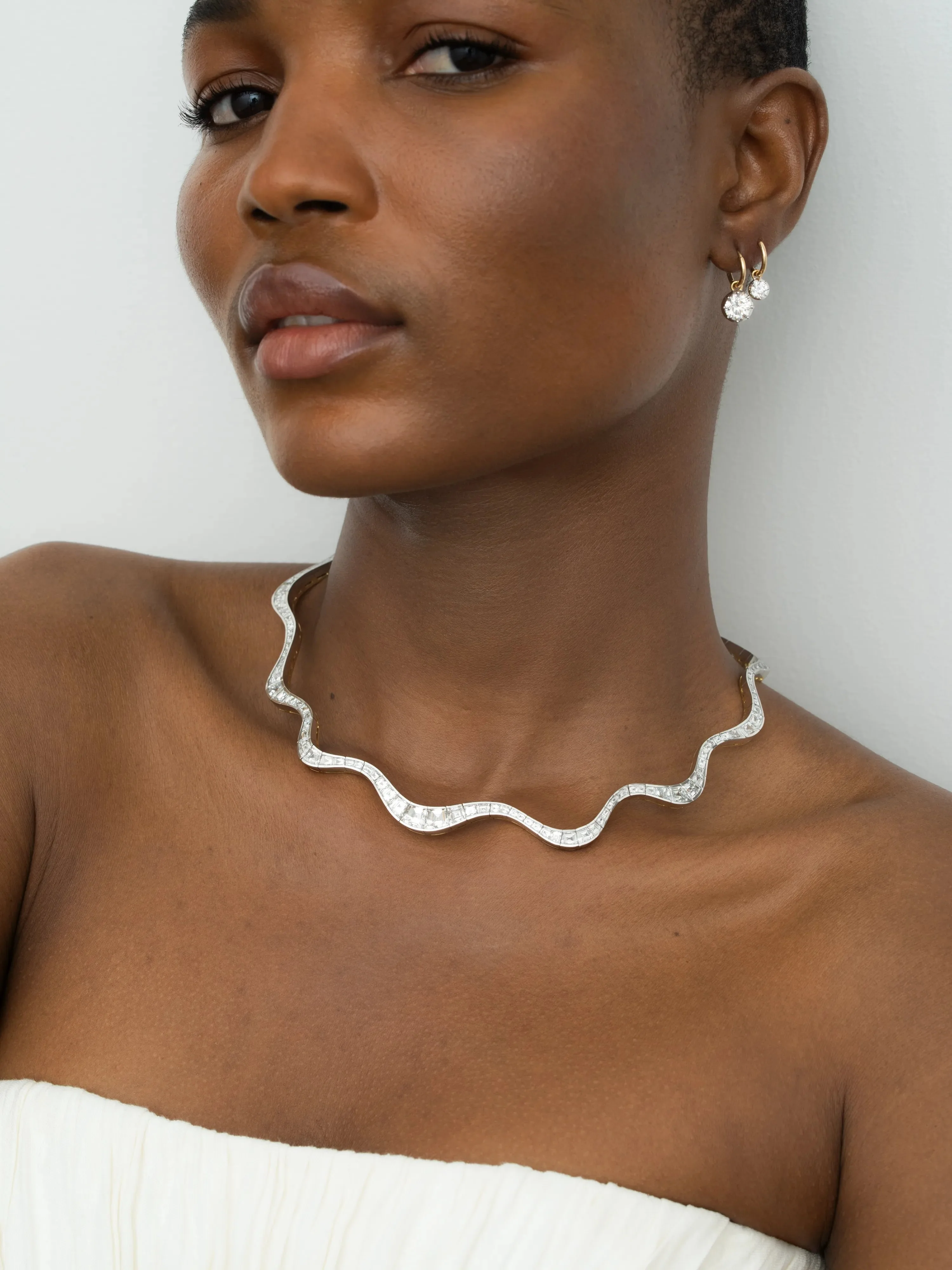 Carmela Diamond Spaghetti Necklace - Image 3