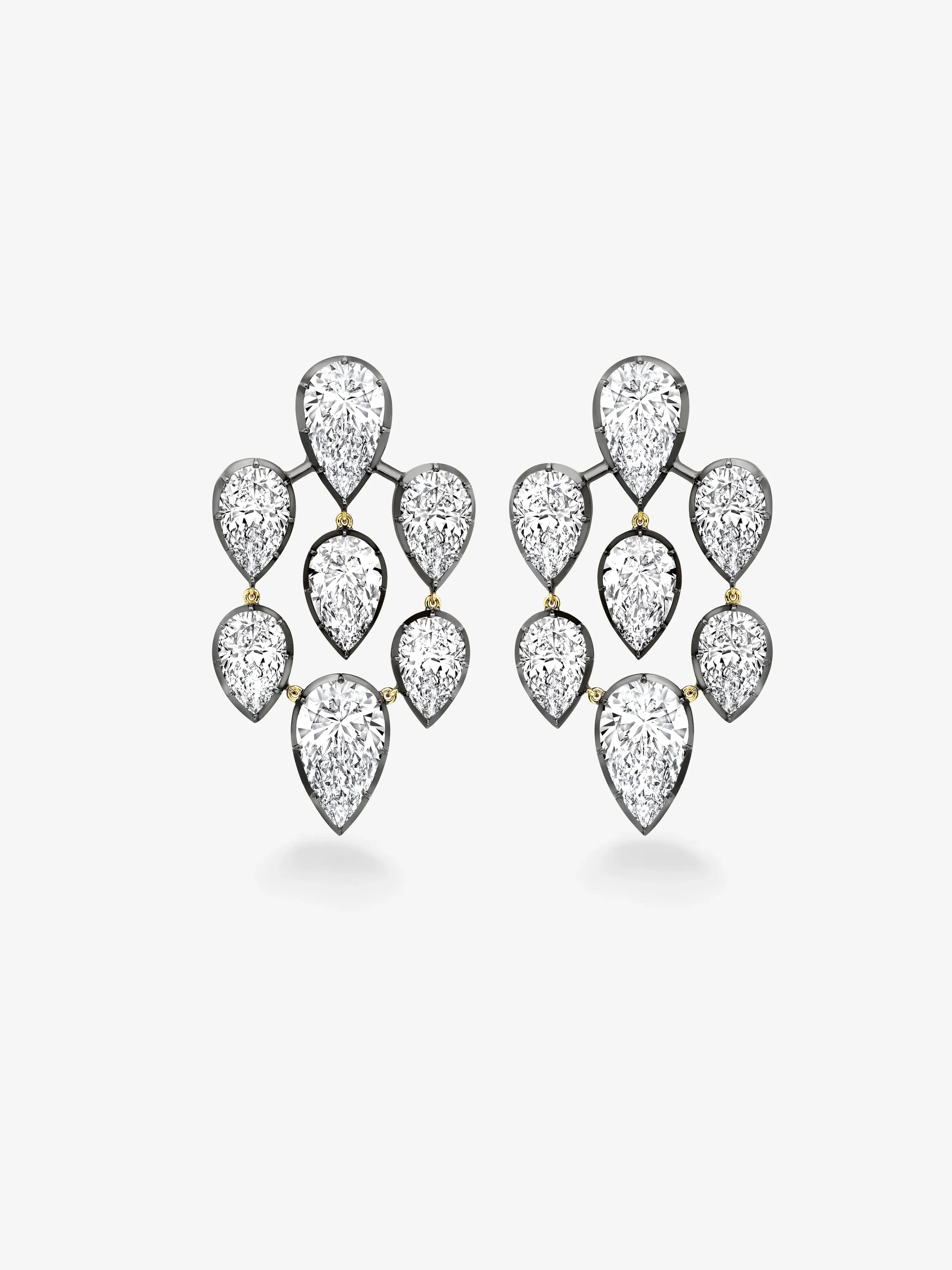 Diamond Chandelier Earrings