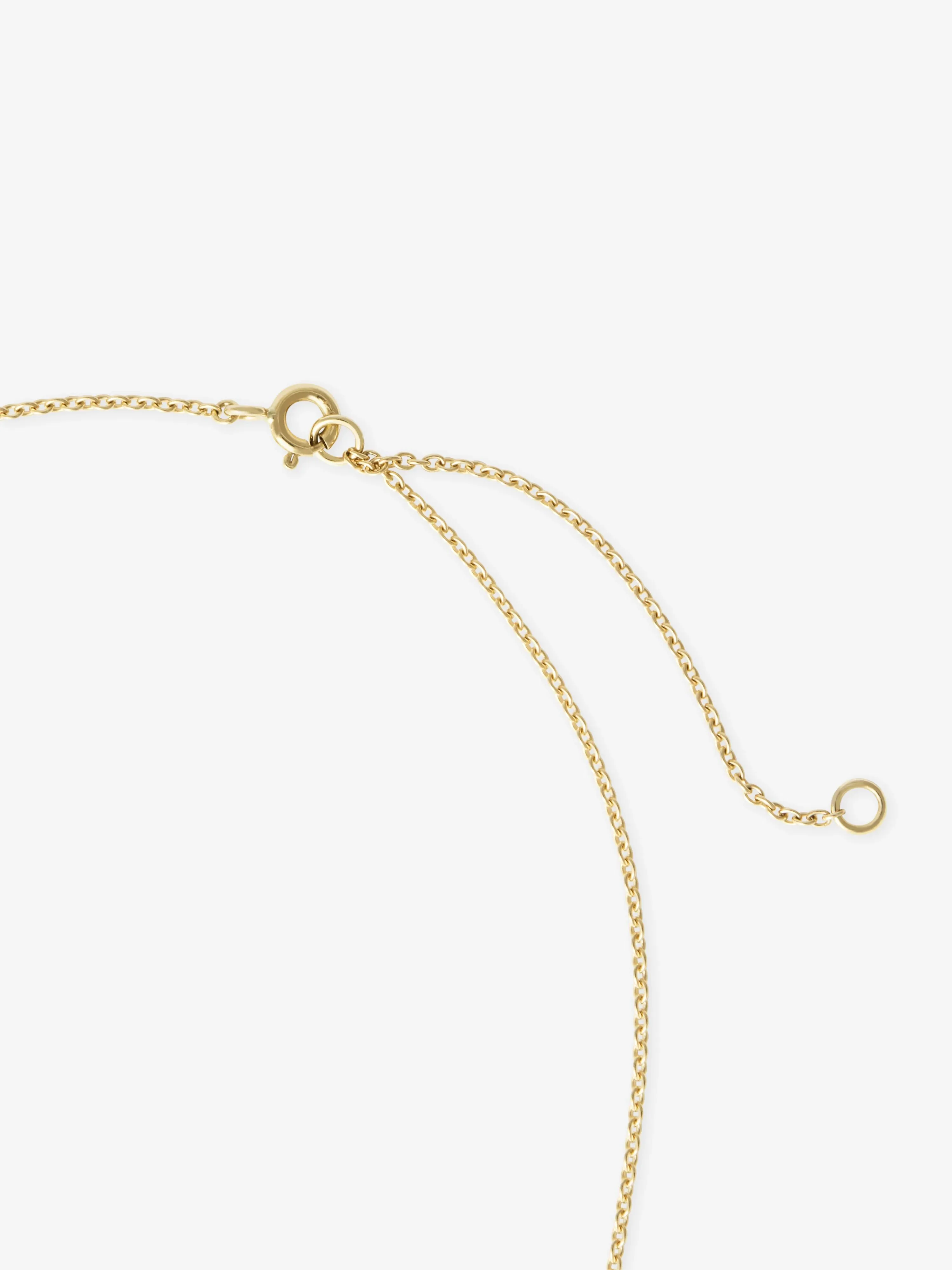 Lost Boys Mini Carré Cut Diamond Cross Pendant Necklace - Image 4