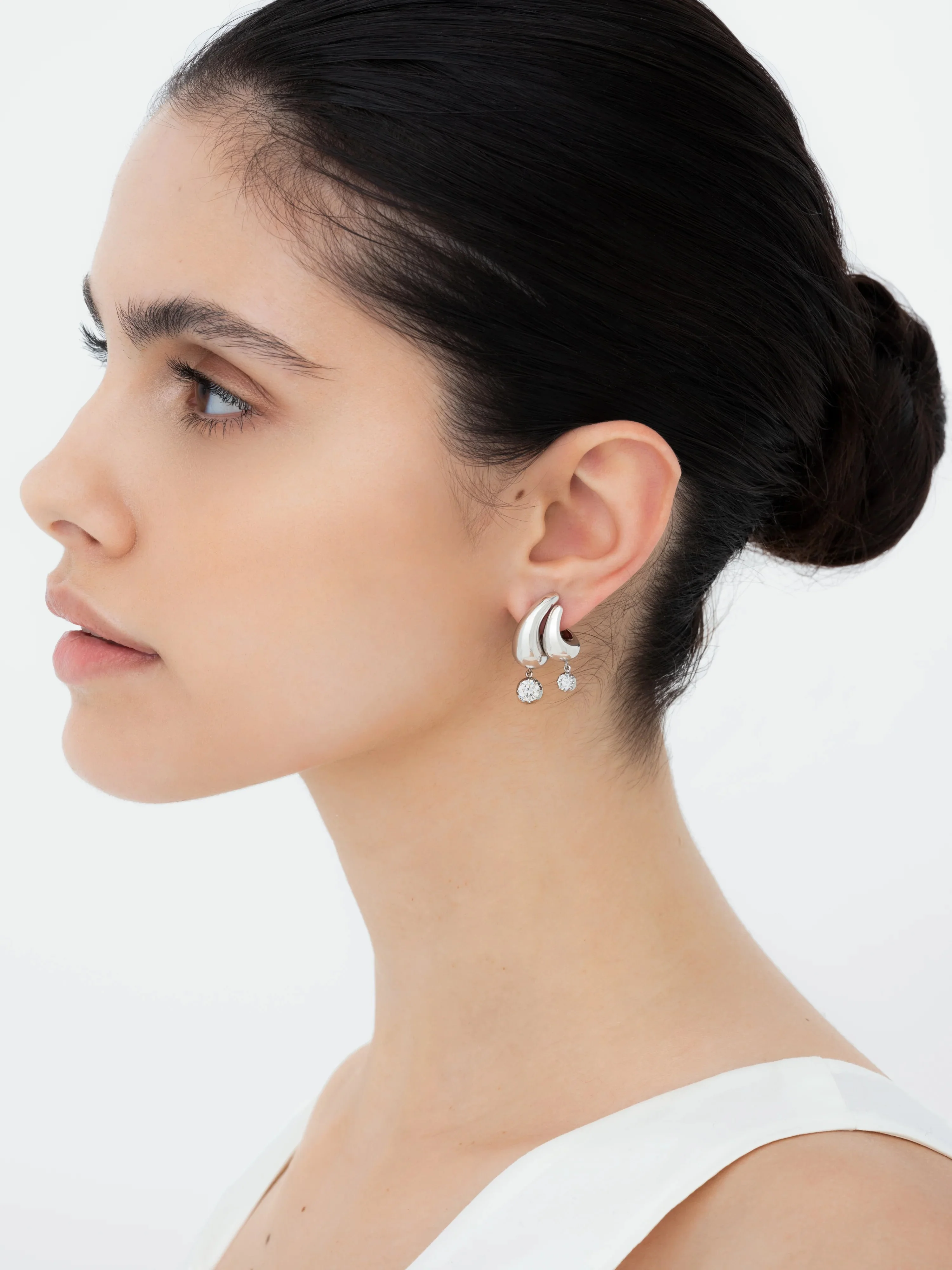 Rush Hour 'Til Late White Gold 0.30ct Diamond Earrings - Image 3