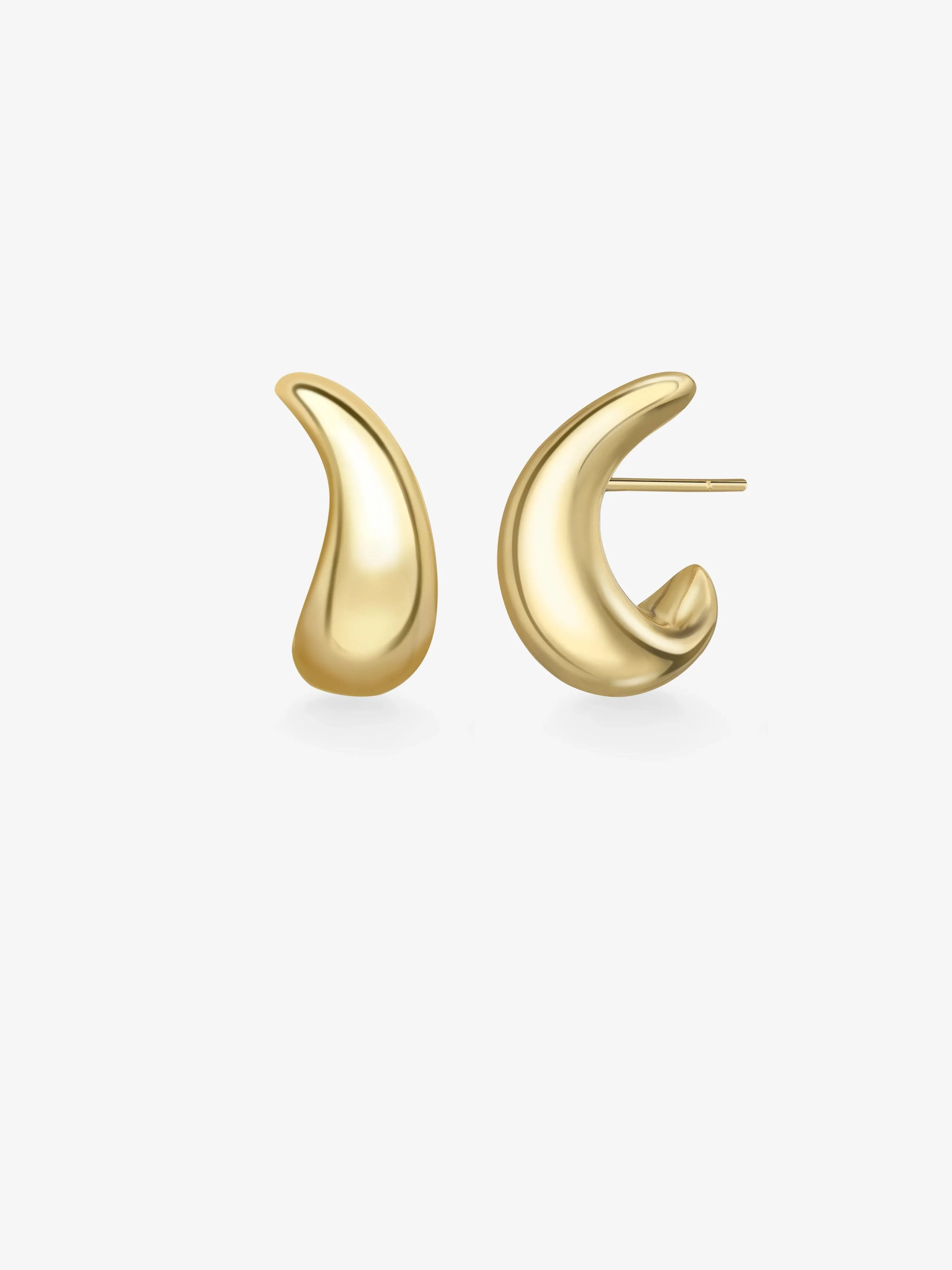 Rush Hour 'Til Late Yellow Gold Earrings - Image 2