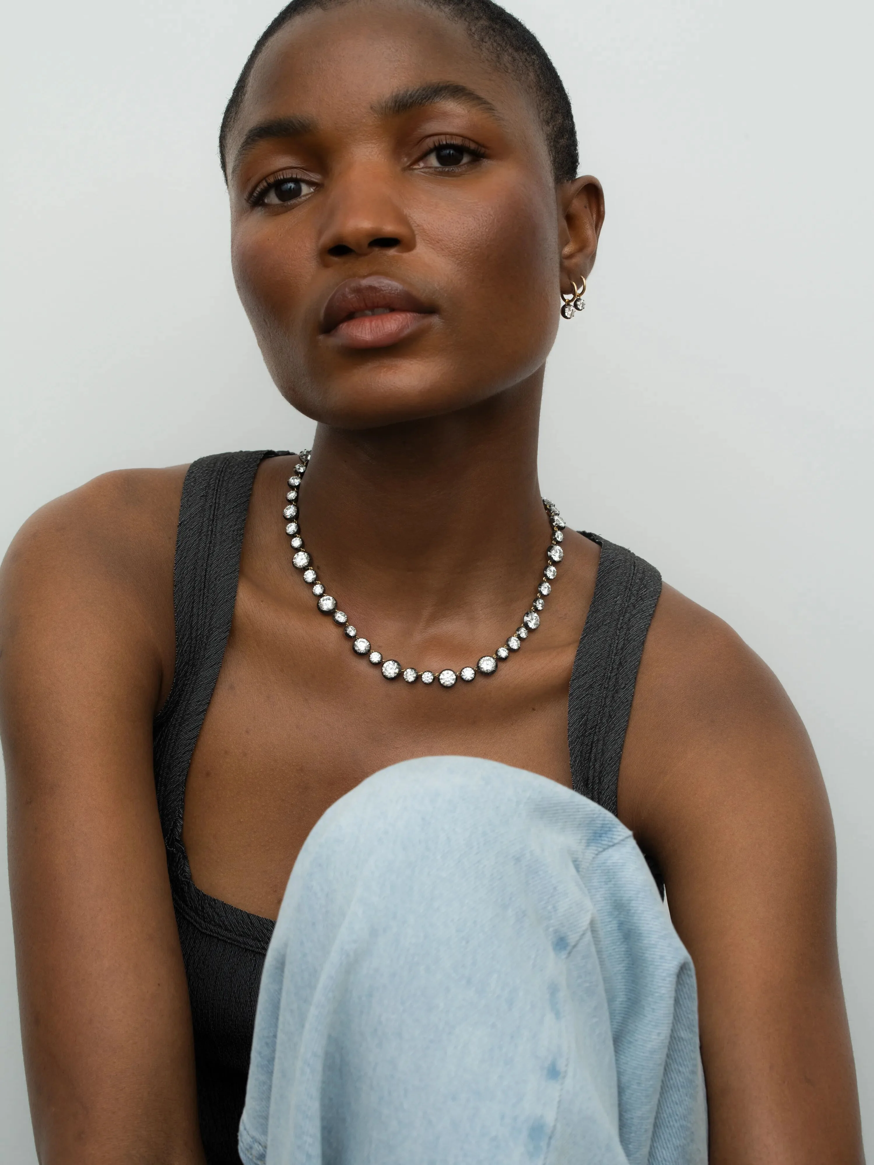 Signature 42ct Diamond Button Back Necklace - Image 3