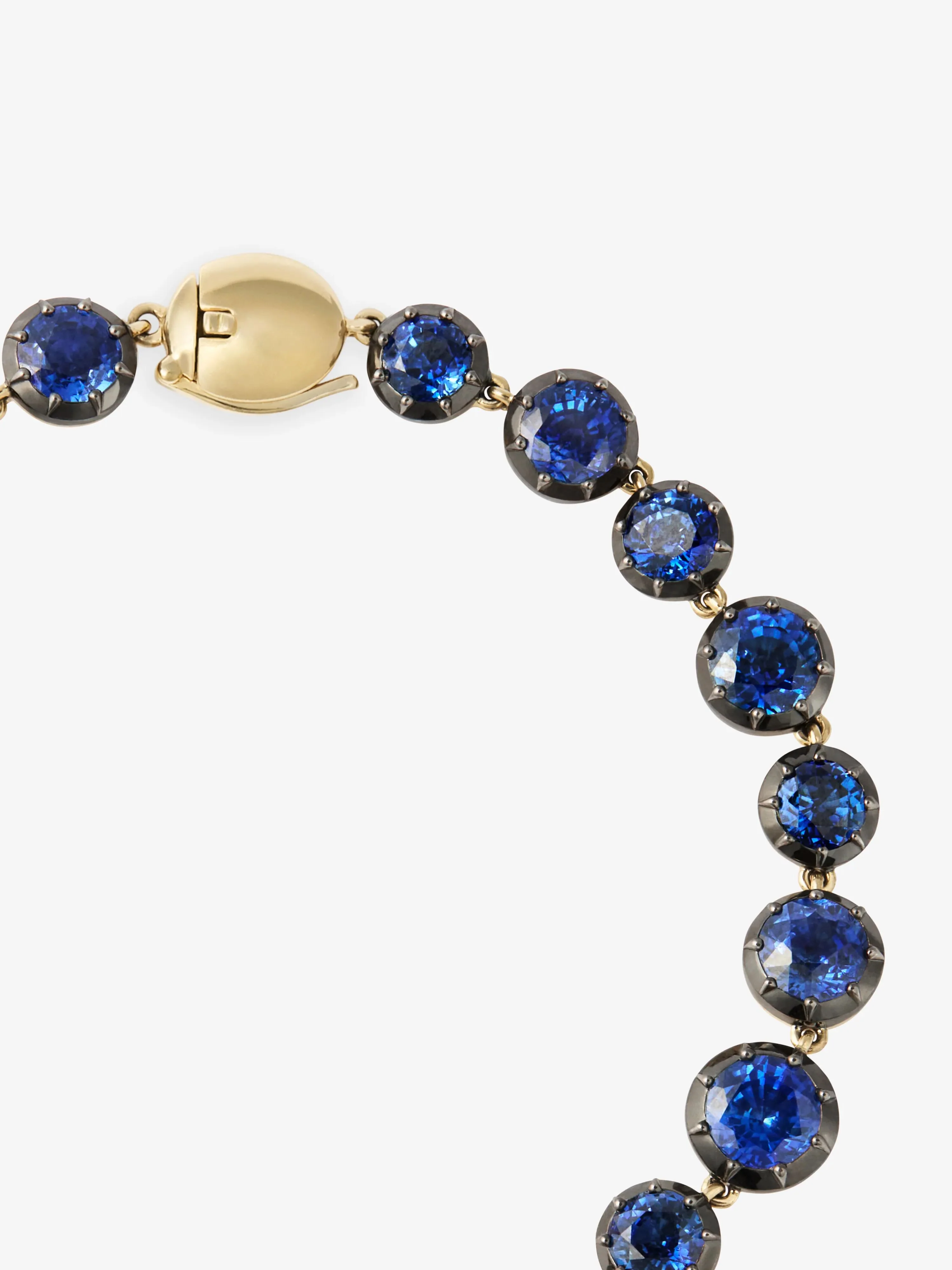 Signature Sapphire Button Back Bracelet - Image 4